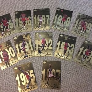 RARE Michael Jordan 1998 Oversized Upper Deck Gatorade Card Set